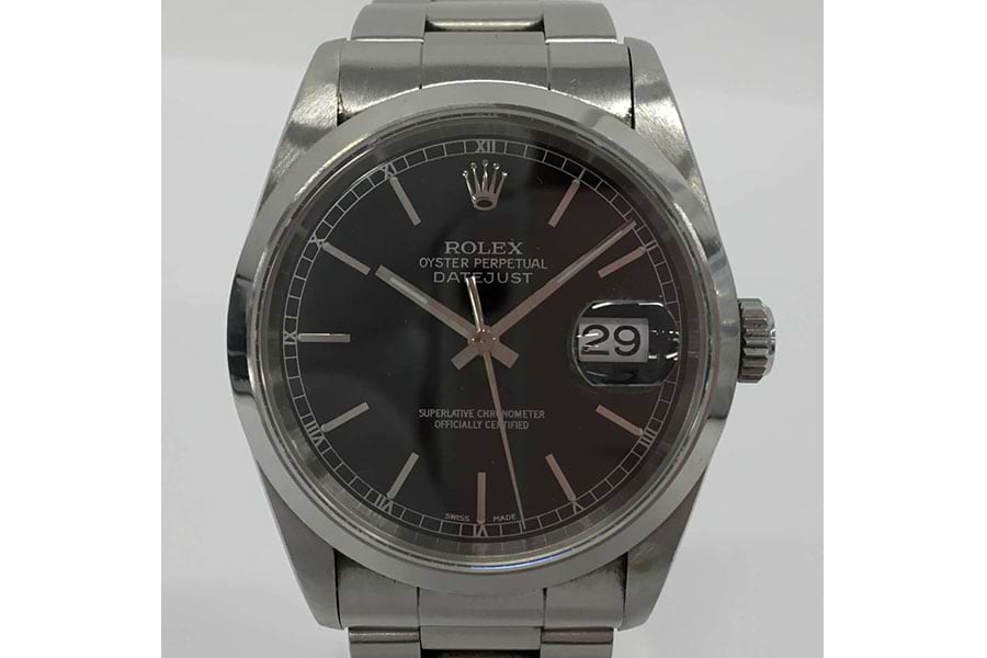 ロレックス  デイトジャスト 16200 自動巻き SS クロ